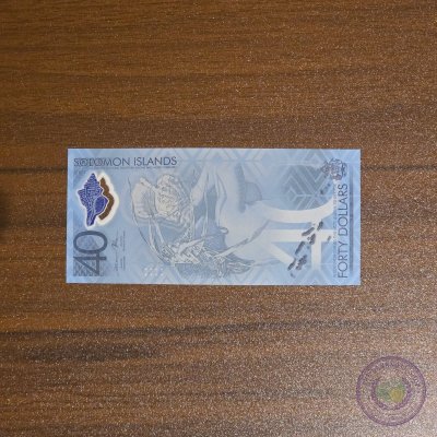 جزر سليمان 🇸🇧 ٤٠ دولار تذكارية (بوليمر)