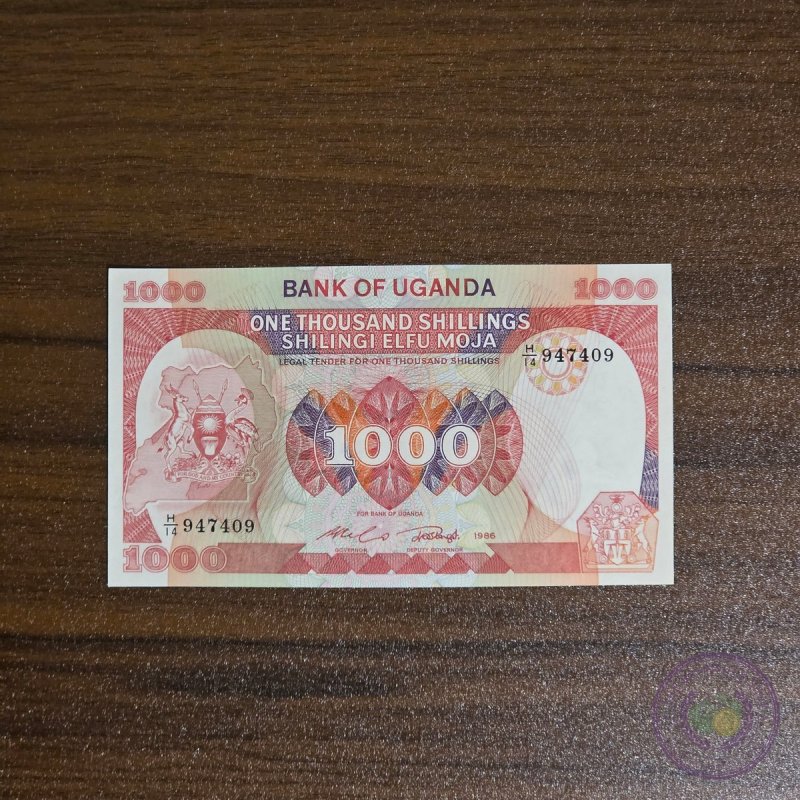 أوغندا 🇺🇬 ١٠٠٠ شلن (١٩٨٦)