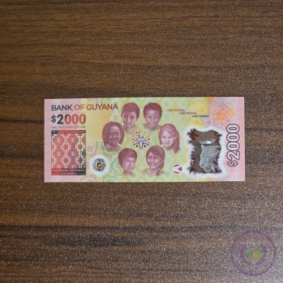 غويانا 🇬🇾 ٢٠٠٠ دولار إصدار تذكاري  (٢٠٢١)