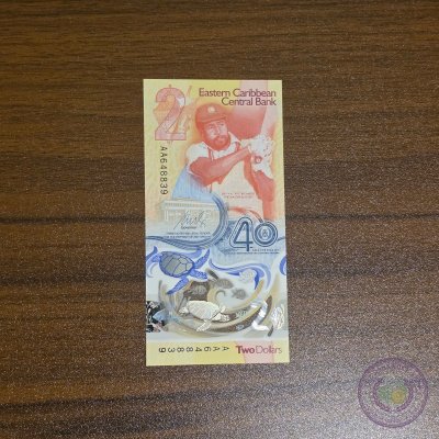 شرق الكاريبي ٢٠٢٣ 🇬🇩 ٢  دولار بوليمر