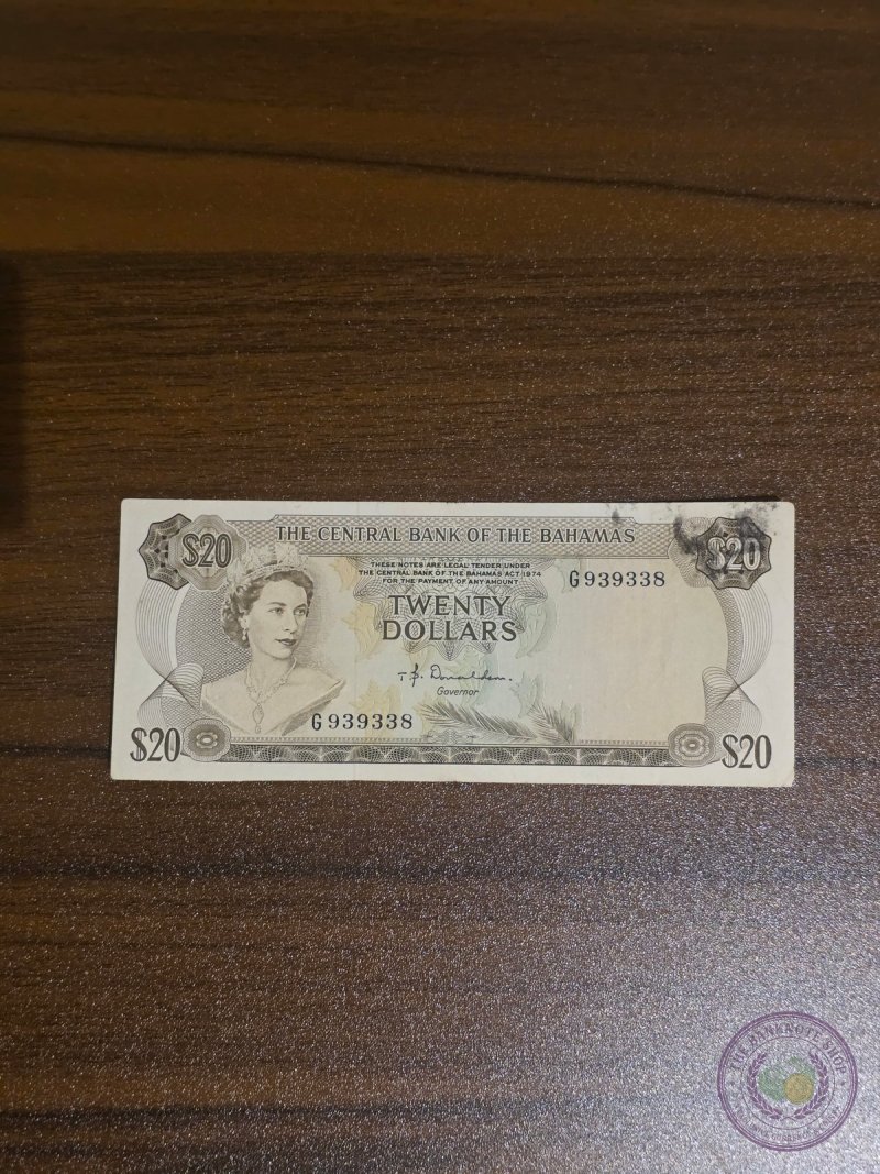 الباهاما 🇧🇸 ٢٠ دولاراً ١٩٧٤
