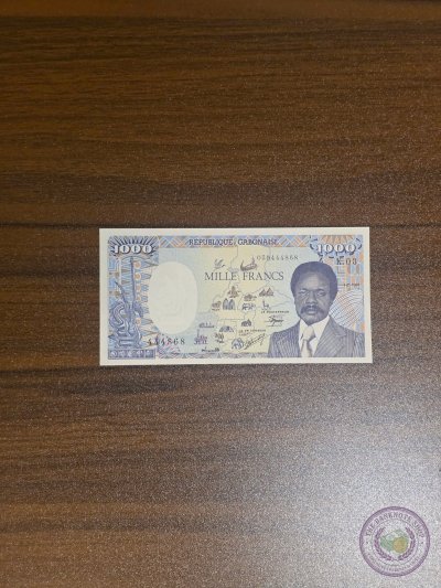 الغابون 🇬🇦 1000 فرانك 1988