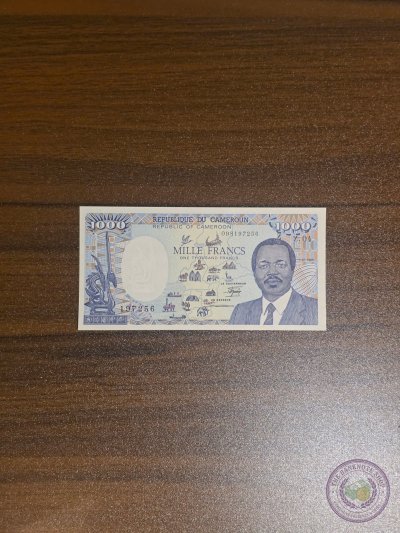 الكاميرون 🇨🇲 1000 فرانك 1988