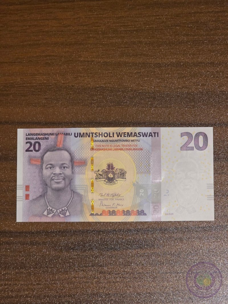 Swaziland 20 Emalangeni (2024) UNC